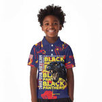 761st Tank Battalion Black Panthers Kid Polo Shirt Legendary African American WWII - African Pride