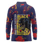 761st Tank Battalion Black Panthers Long Sleeve Polo Shirt Legendary African American WWII - African Pride