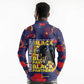 761st Tank Battalion Black Panthers Long Sleeve Polo Shirt Legendary African American WWII - African Pride