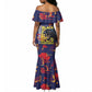 761st Tank Battalion Black Panthers Mermaid Dress Legendary African American WWII - African Pride