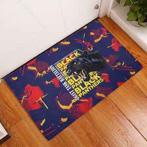 761st Tank Battalion Black Panthers Rubber Doormat Legendary African American WWII - African Pride