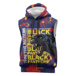 761st Tank Battalion Black Panthers Sleeveless Hoodie Legendary African American WWII - African Pride
