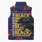 761st Tank Battalion Black Panthers Sleeveless Puffer Jacket Legendary African American WWII - African Pride
