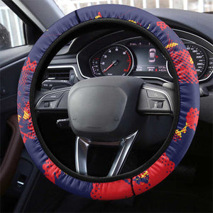 761st Tank Battalion Black Panthers Steering Wheel Cover Legendary African American WWII - African Pride