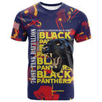 761st Tank Battalion Black Panthers T shirt Legendary African American WWII - African Pride