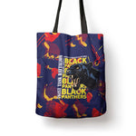 761st Tank Battalion Black Panthers Tote Bag Legendary African American WWII - African Pride