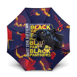 761st Tank Battalion Black Panthers Umbrella Legendary African American WWII - African Pride