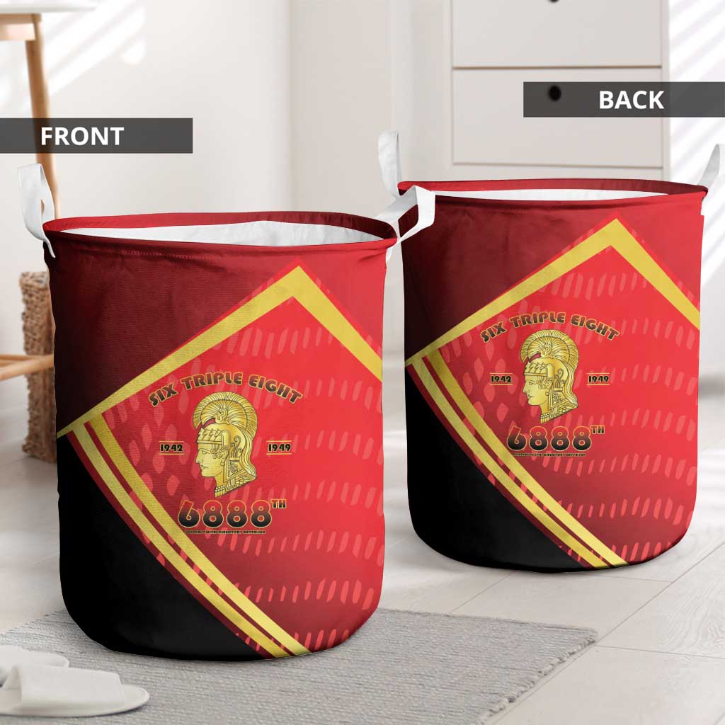 Six Triple Eight Legacy Laundry Basket 6888th Battalion 1942-1949