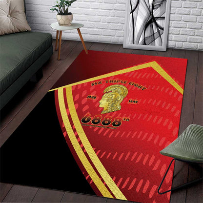 Six Triple Eight Legacy Area Rug 6888th Battalion 1942-1949