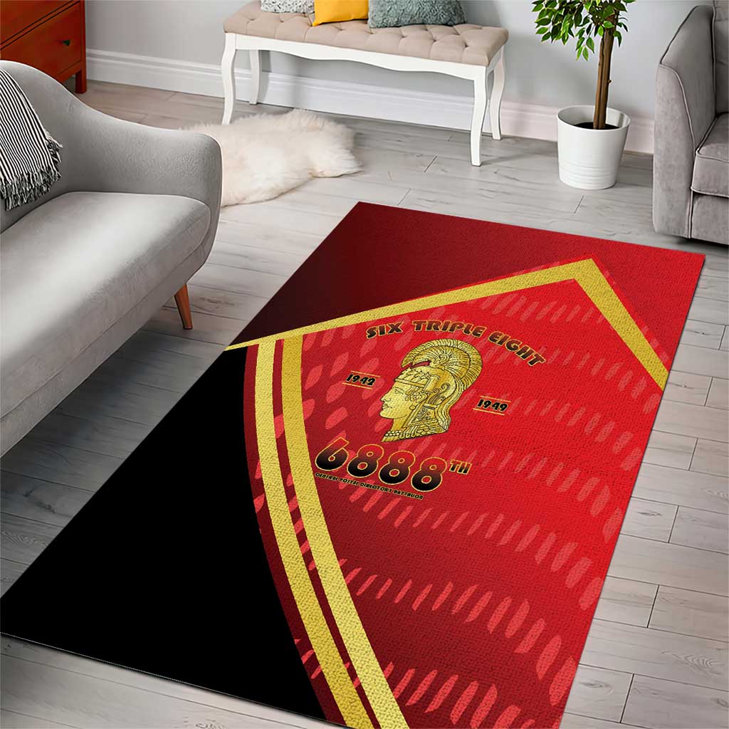 Six Triple Eight Legacy Area Rug 6888th Battalion 1942-1949