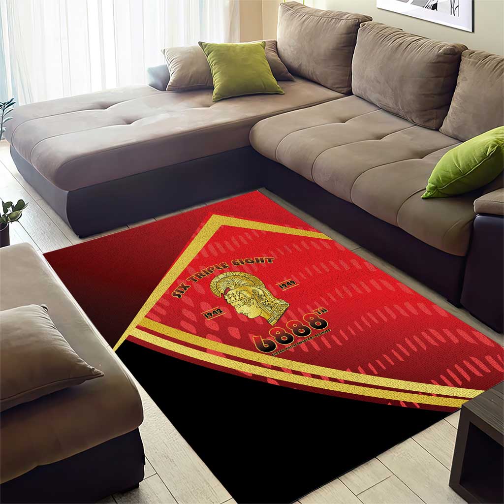 Six Triple Eight Legacy Area Rug 6888th Battalion 1942-1949