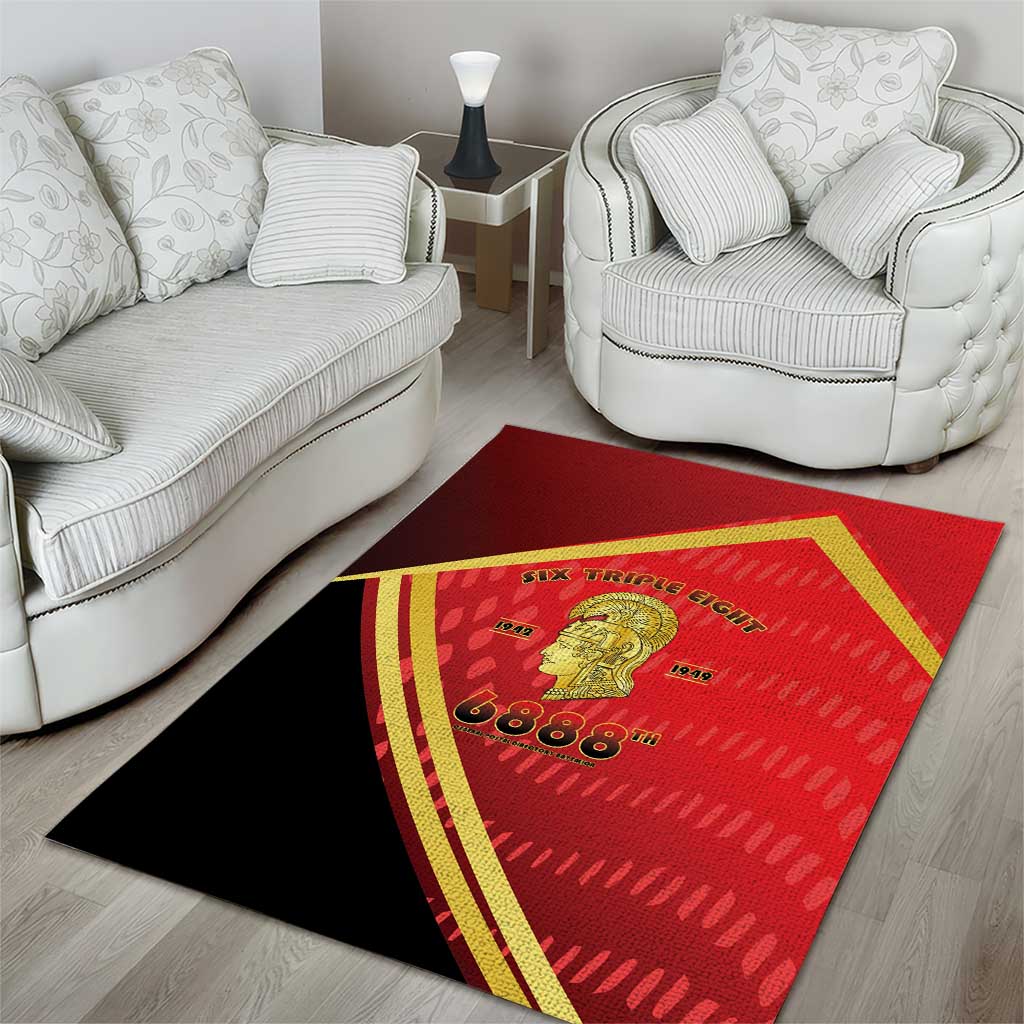 Six Triple Eight Legacy Area Rug 6888th Battalion 1942-1949