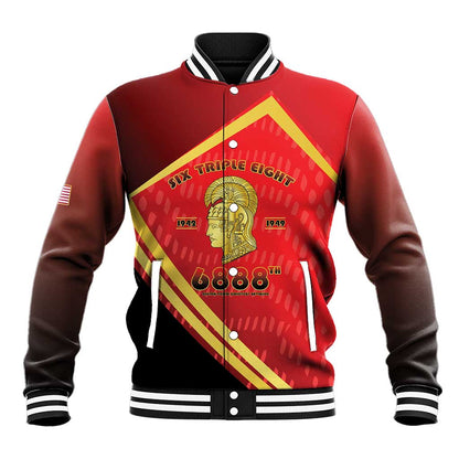 Six Triple Eight Legacy Baseball Jacket 6888th Battalion 1942-1949