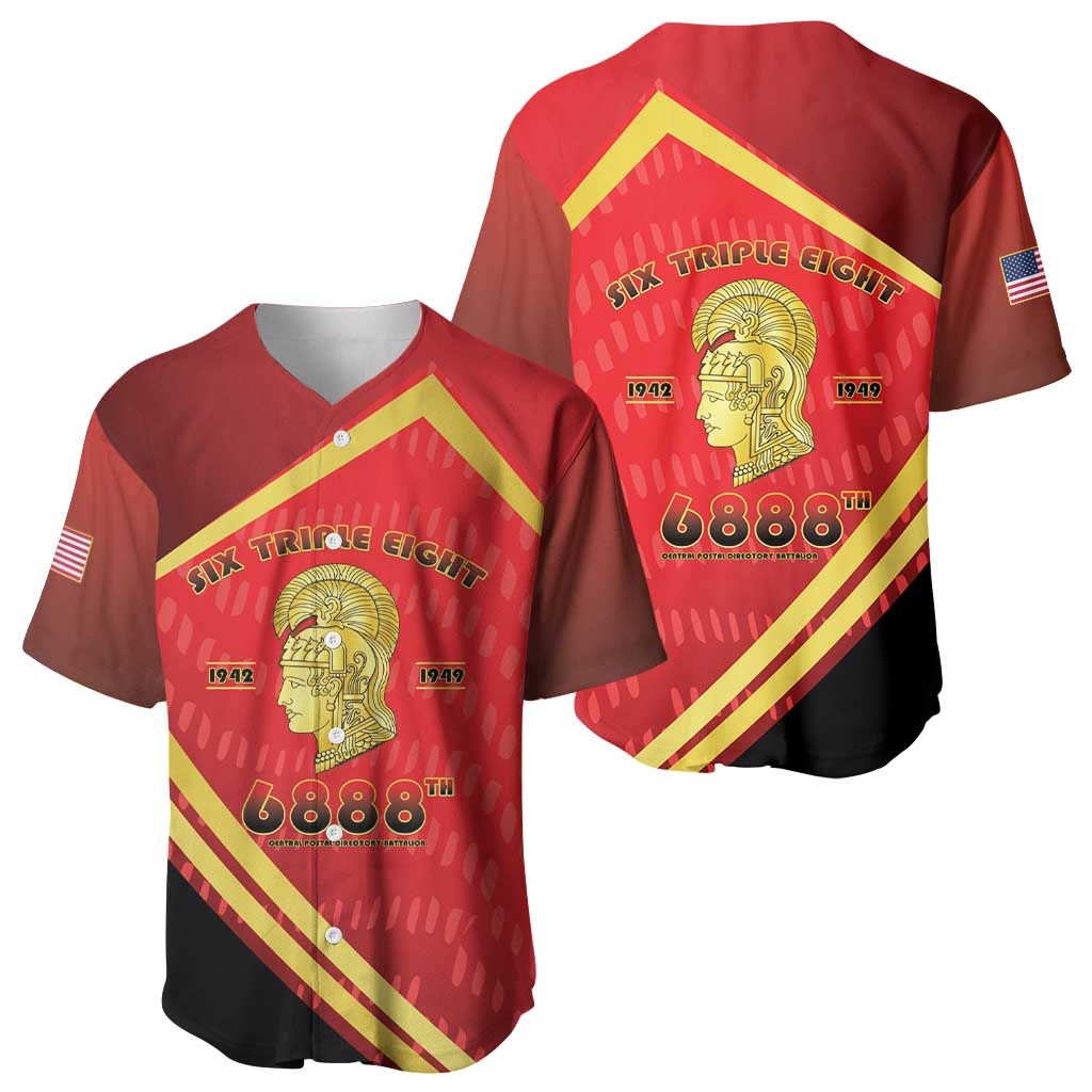 Six Triple Eight Legacy Baseball Jersey 6888th Battalion 1942-1949