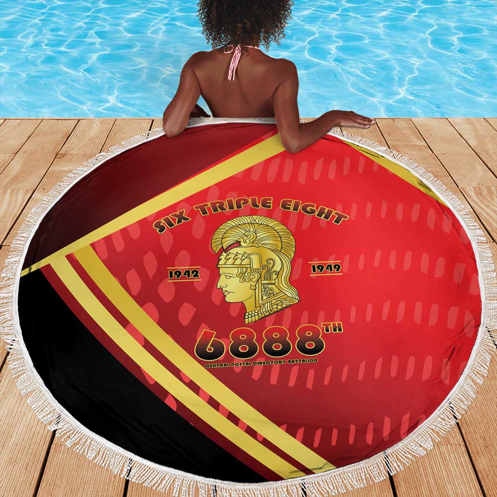 Six Triple Eight Legacy Beach Blanket 6888th Battalion 1942-1949