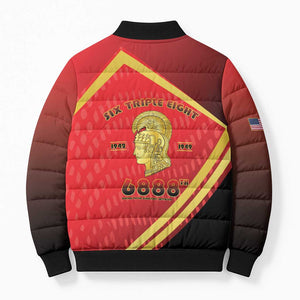 Six Triple Eight Legacy Bomber Puffer Jacket 6888th Battalion 1942-1949