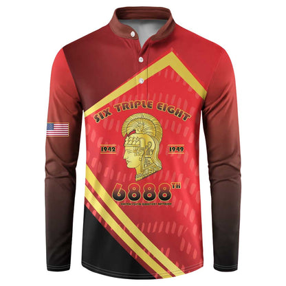 Six Triple Eight Legacy Button Sweatshirt 6888th Battalion 1942-1949