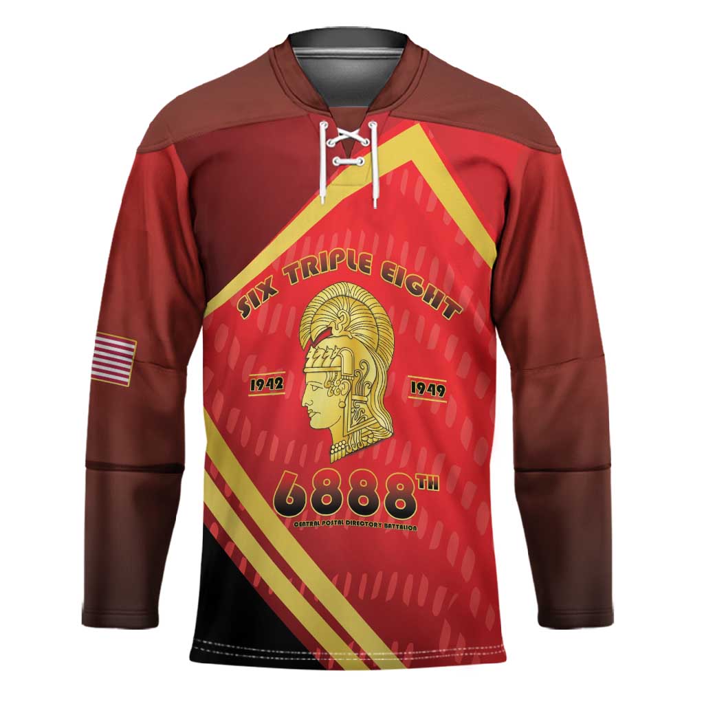 Six Triple Eight Legacy Hockey Jersey 6888th Battalion 1942-1949