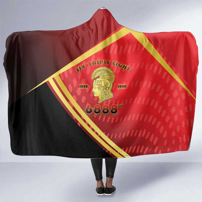 Six Triple Eight Legacy Hooded Blanket 6888th Battalion 1942-1949