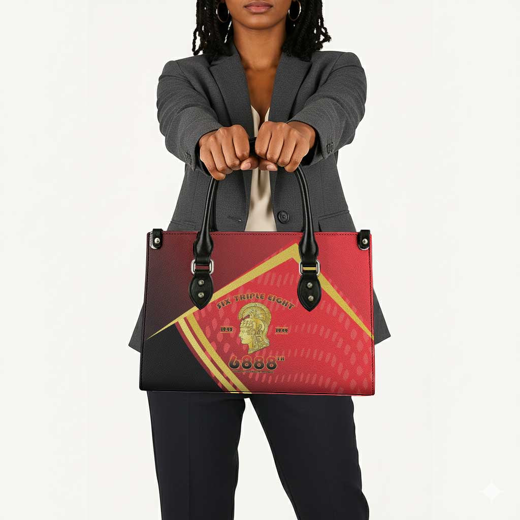 Six Triple Eight Legacy Leather Bag 6888th Battalion 1942-1949