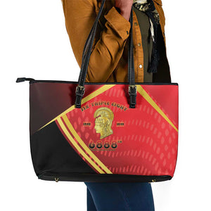Six Triple Eight Legacy Leather Tote Bag 6888th Battalion 1942-1949