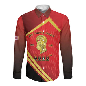 Six Triple Eight Legacy Long Sleeve Button Shirt 6888th Battalion 1942-1949