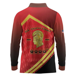 Six Triple Eight Legacy Long Sleeve Polo Shirt 6888th Battalion 1942-1949