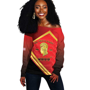 Six Triple Eight Legacy Off Shoulder Sweater 6888th Battalion 1942-1949