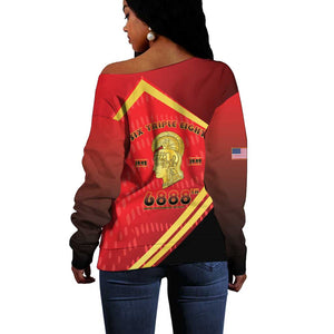 Six Triple Eight Legacy Off Shoulder Sweater 6888th Battalion 1942-1949