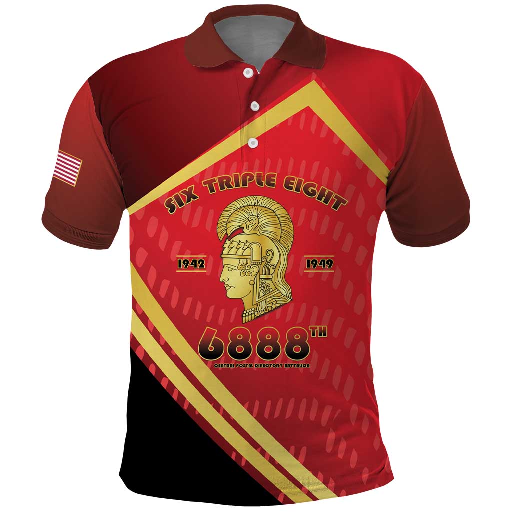 Six Triple Eight Legacy Polo Shirt 6888th Battalion 1942-1949