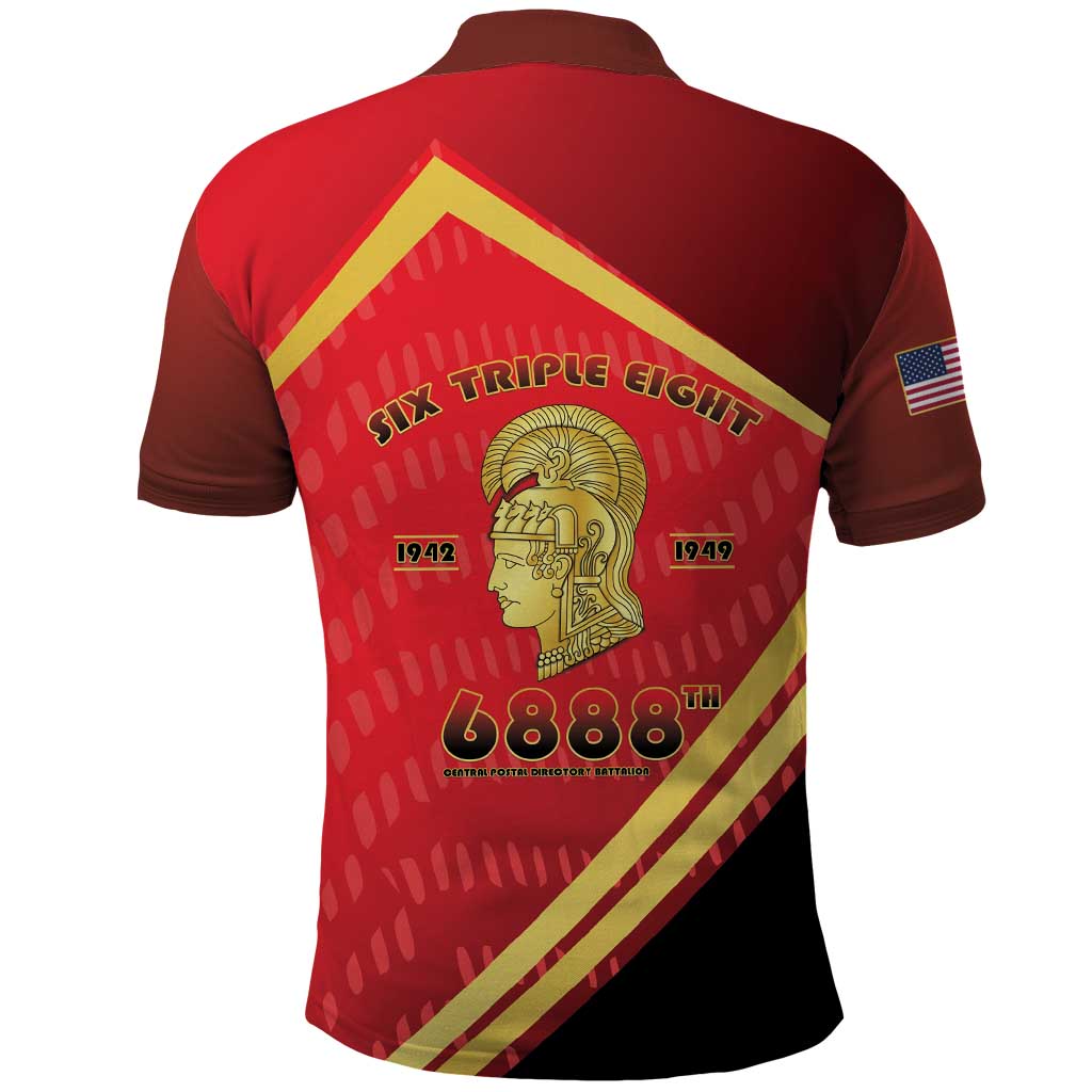 Six Triple Eight Legacy Polo Shirt 6888th Battalion 1942-1949