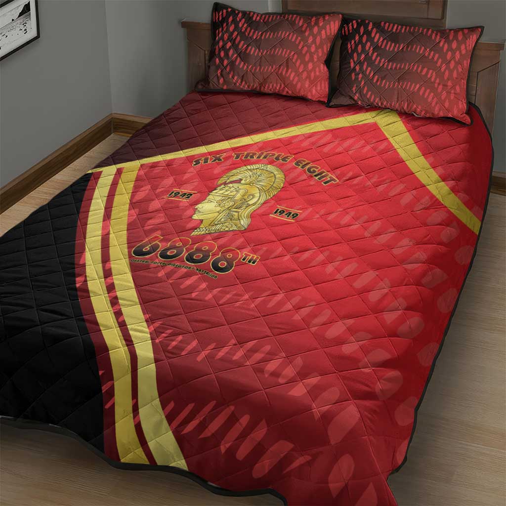Six Triple Eight Legacy Quilt Bed Set 6888th Battalion 1942-1949