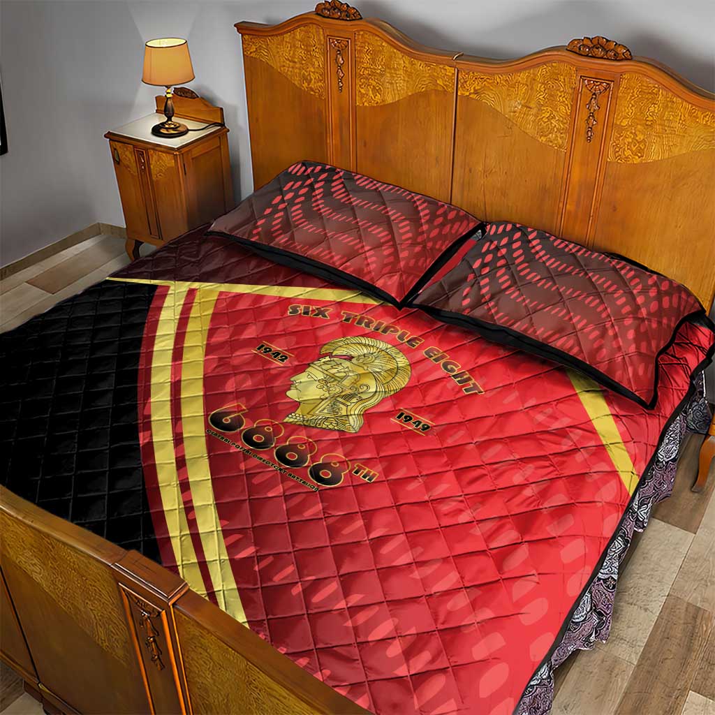 Six Triple Eight Legacy Quilt Bed Set 6888th Battalion 1942-1949