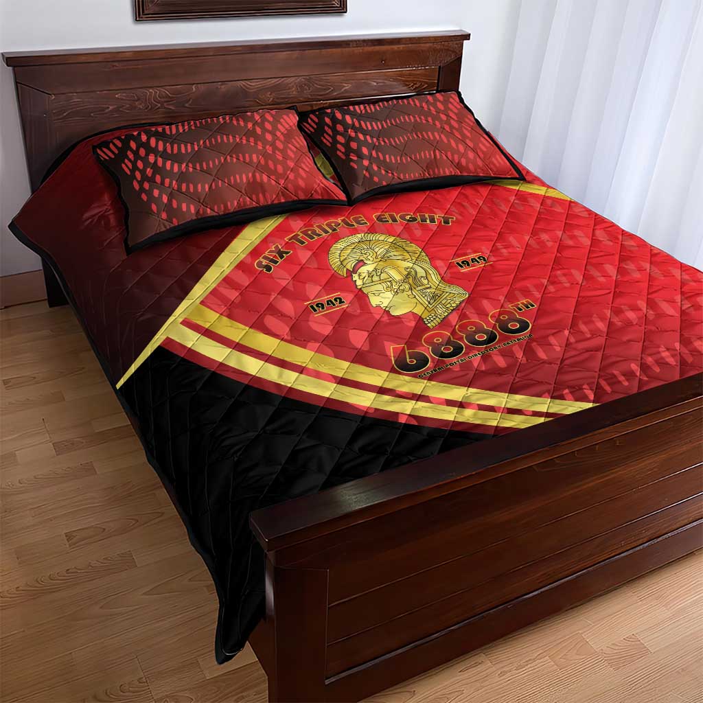 Six Triple Eight Legacy Quilt Bed Set 6888th Battalion 1942-1949