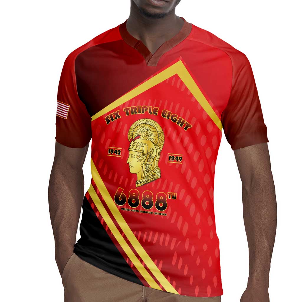 Six Triple Eight Legacy Rugby Jersey 6888th Battalion 1942-1949