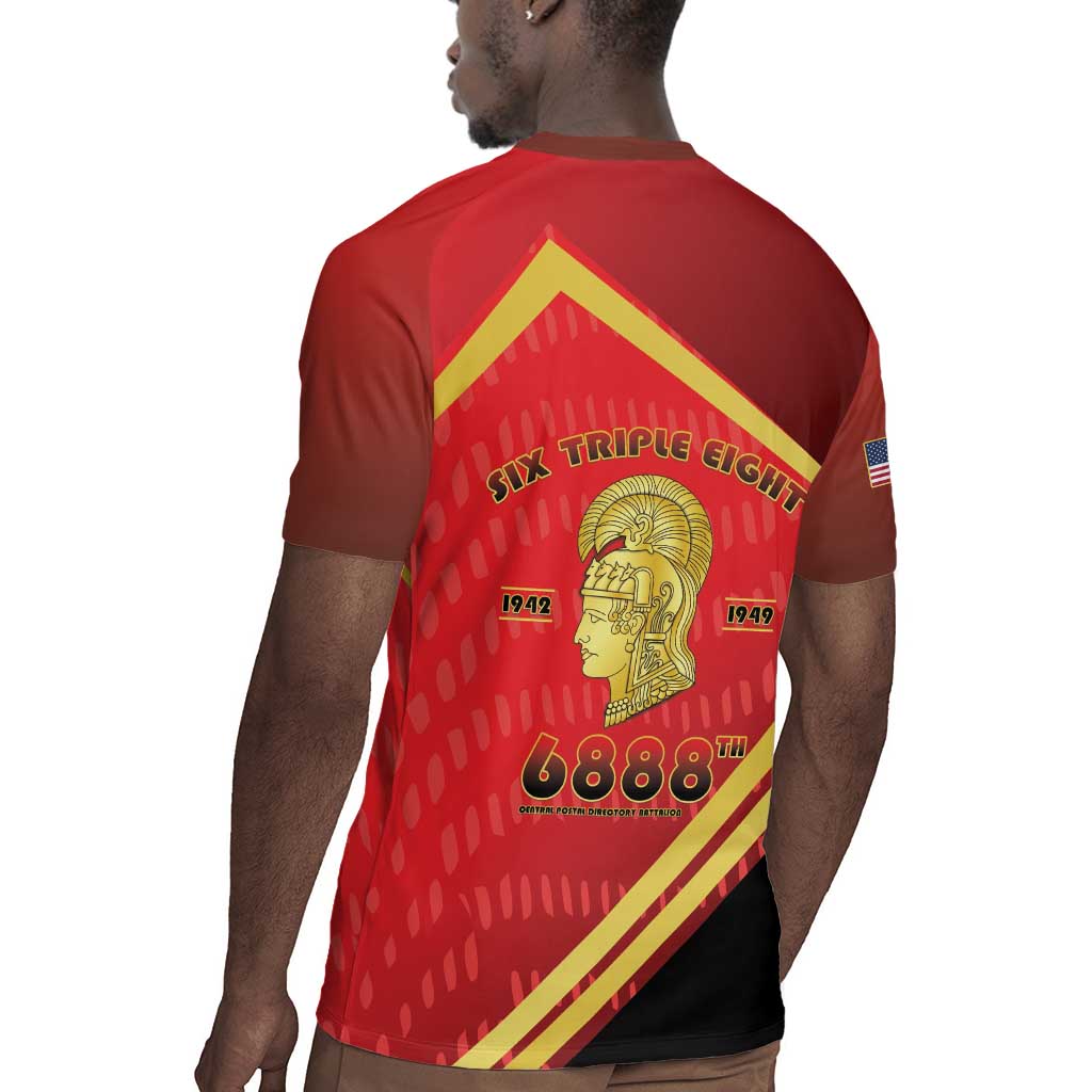 Six Triple Eight Legacy Rugby Jersey 6888th Battalion 1942-1949