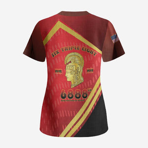 Six Triple Eight Legacy Scrub Top 6888th Battalion 1942-1949