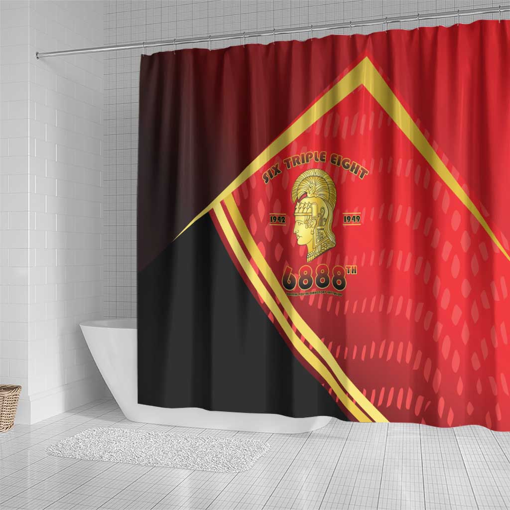 Six Triple Eight Legacy Shower Curtain 6888th Battalion 1942-1949