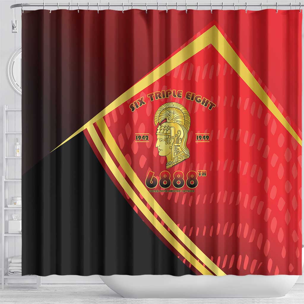 Six Triple Eight Legacy Shower Curtain 6888th Battalion 1942-1949