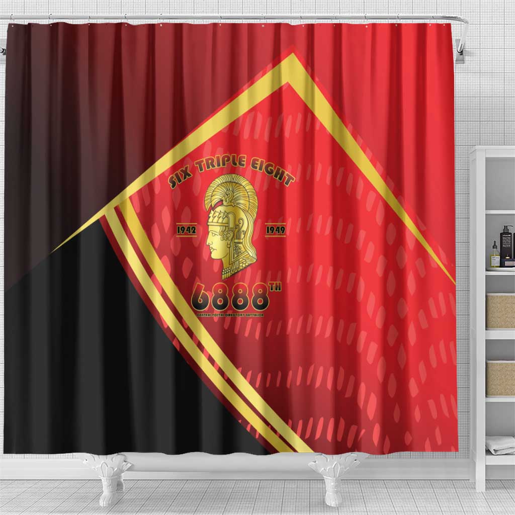 Six Triple Eight Legacy Shower Curtain 6888th Battalion 1942-1949