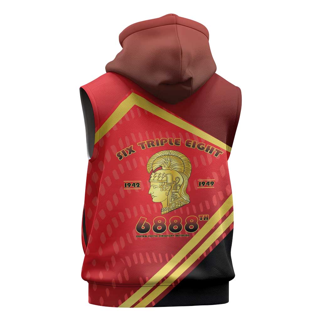 Six Triple Eight Legacy Sleeveless Hoodie 6888th Battalion 1942-1949