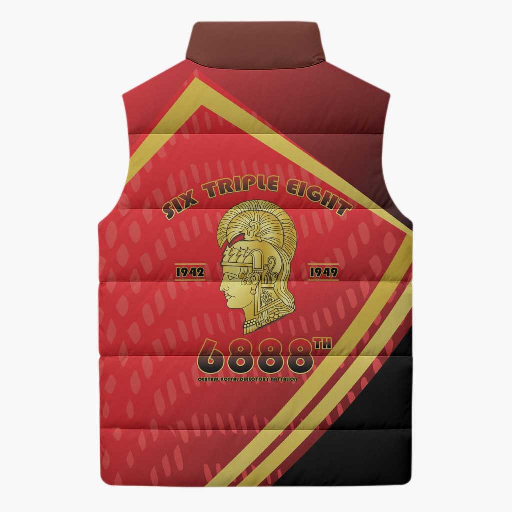 Six Triple Eight Legacy Sleeveless Puffer Jacket 6888th Battalion 1942-1949