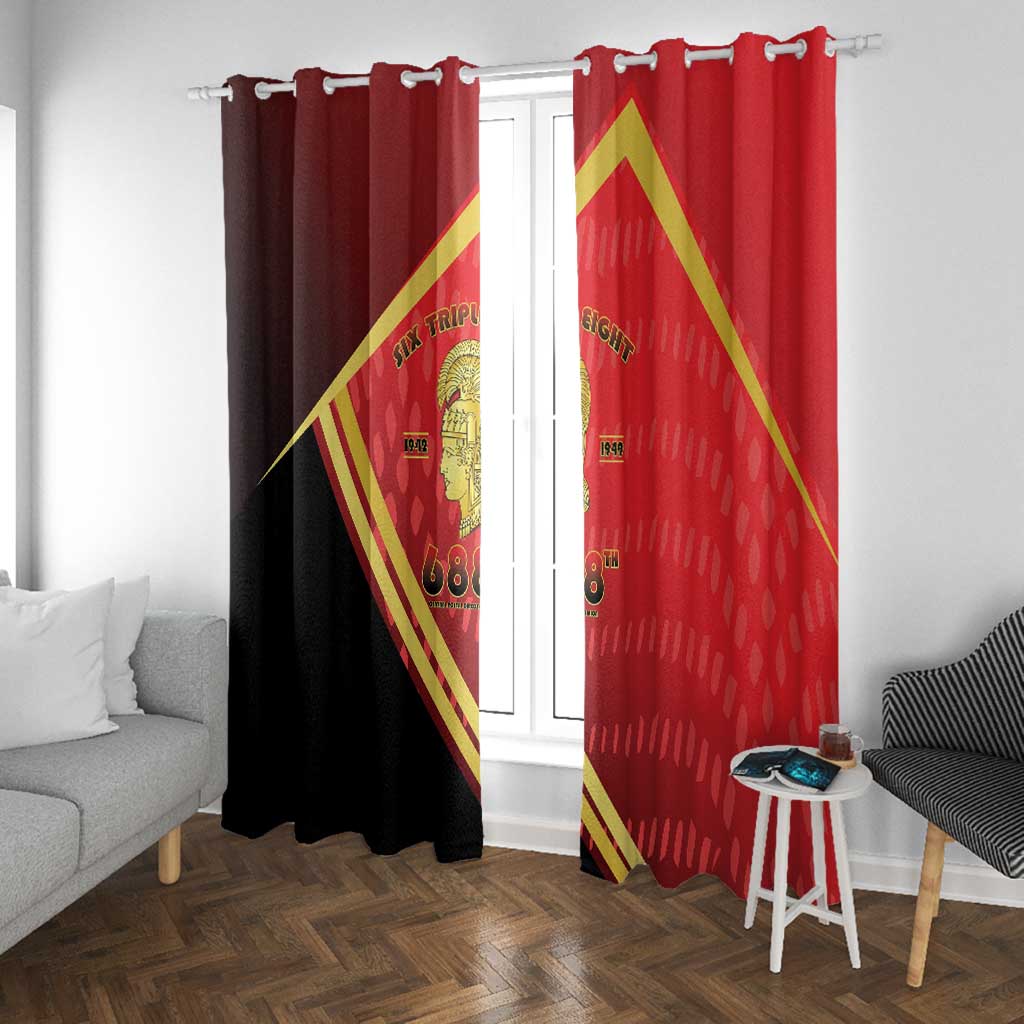 Six Triple Eight Legacy Window Curtain 6888th Battalion 1942-1949