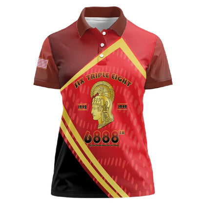 Six Triple Eight Legacy Women Polo Shirt 6888th Battalion 1942-1949