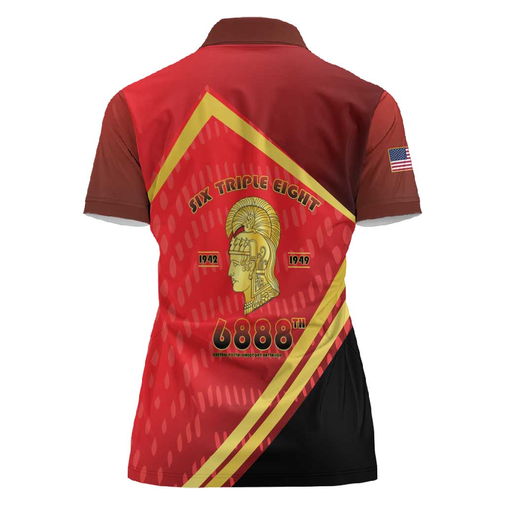 Six Triple Eight Legacy Women Polo Shirt 6888th Battalion 1942-1949