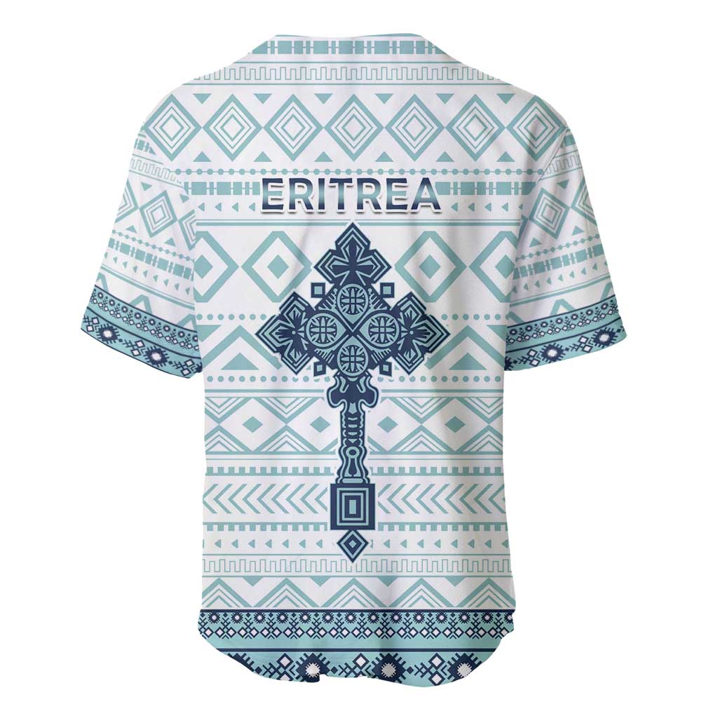 Eritrea Baseball Jersey African Pattern - Habesha Style