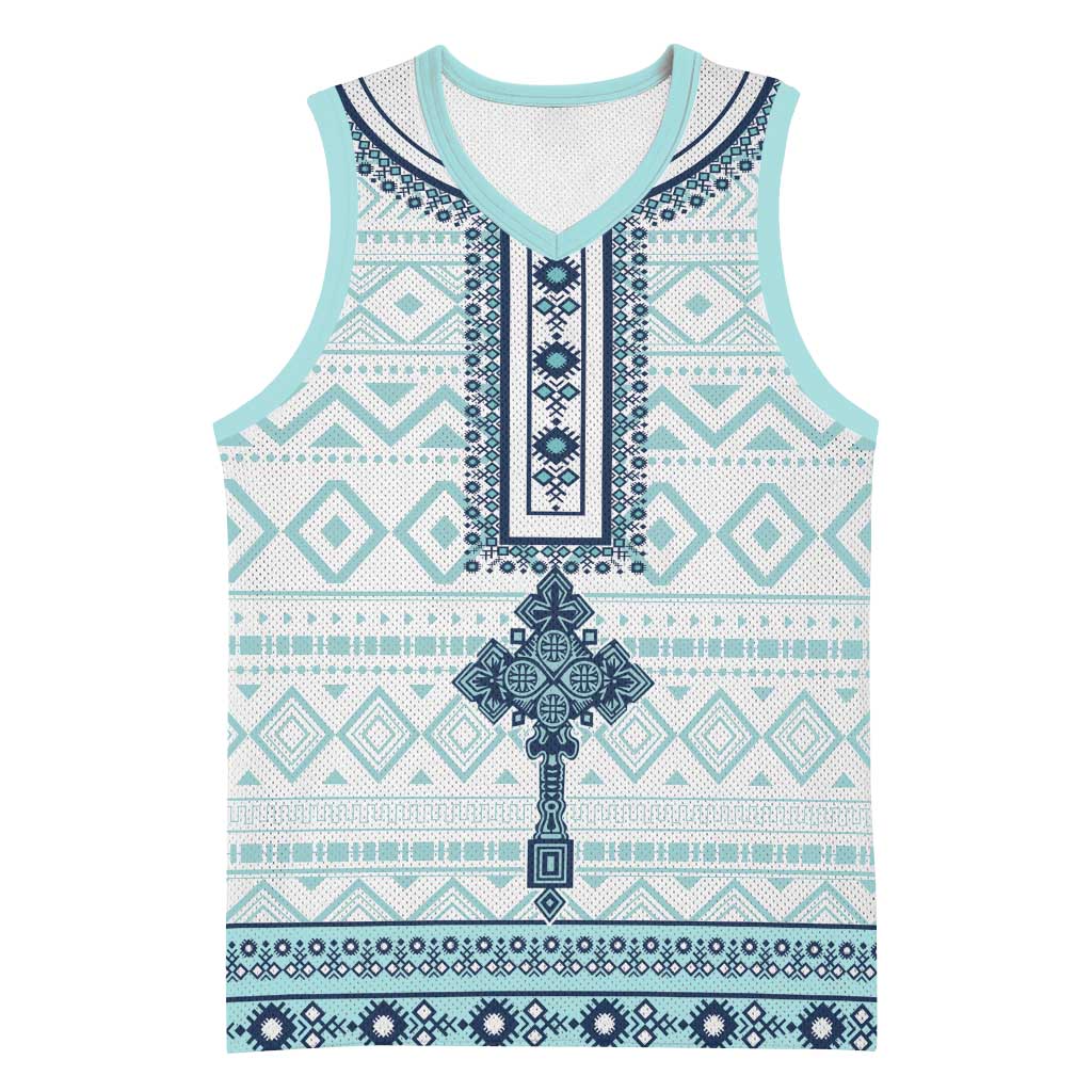 Eritrea Basketball Jersey African Pattern - Habesha Style LT15