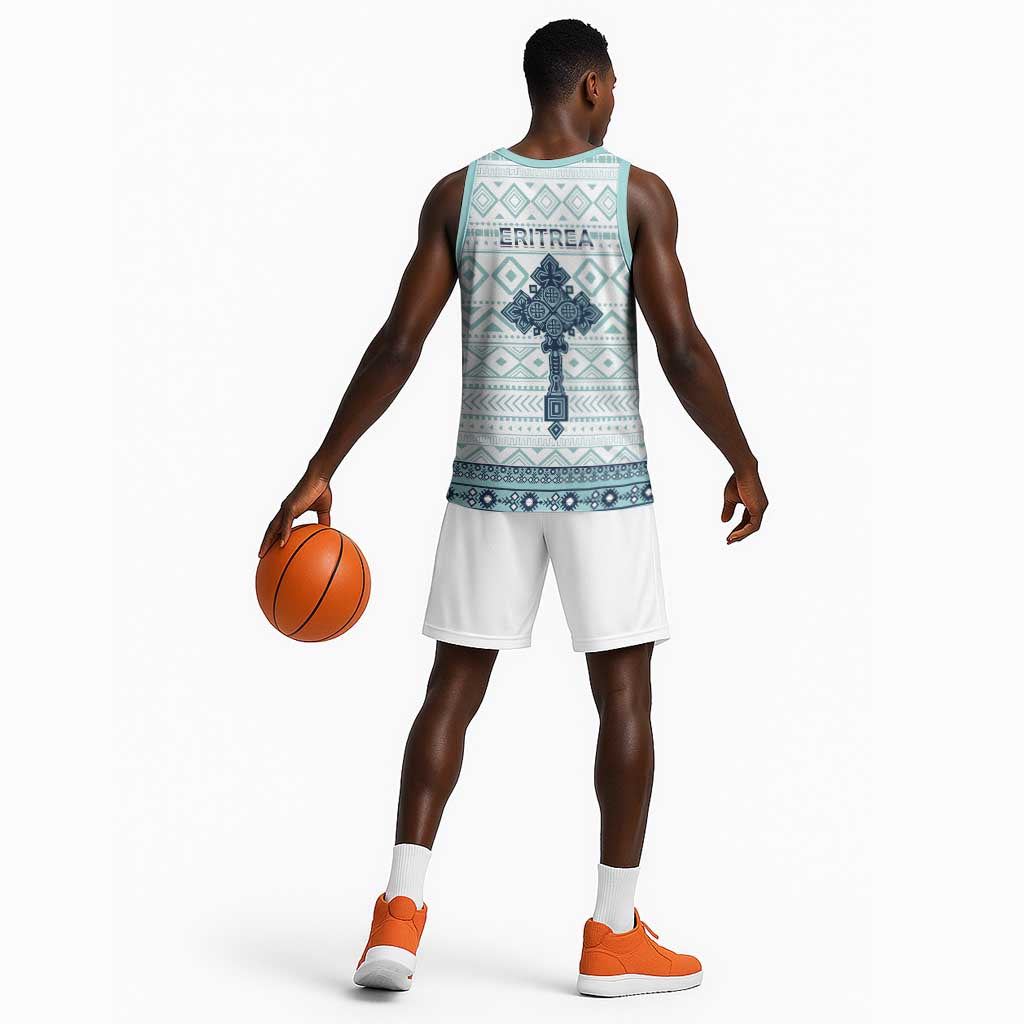 Eritrea Basketball Jersey African Pattern - Habesha Style LT15