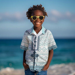 Eritrea Kid Hawaiian Shirt African Pattern - Habesha Style