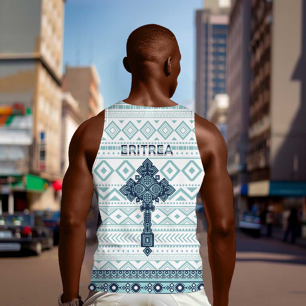 Eritrea Men Tank Top African Pattern - Habesha Style